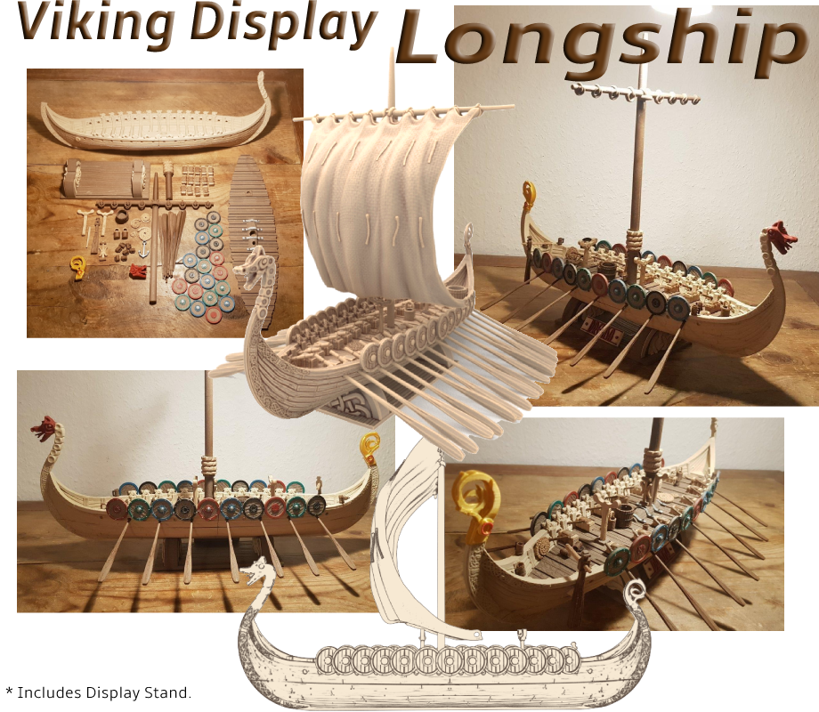 Viking Display Longship