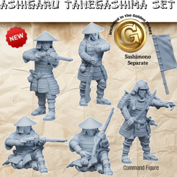 Ashigaru Tanegashima Set